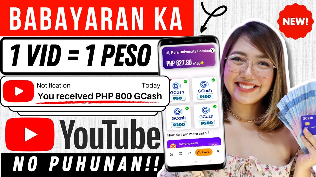 1 VIDEO = 1 PESO? Akala Ko Scam! Per Second Binabayar Ka Sa YouTube Gamit Phone Lang!